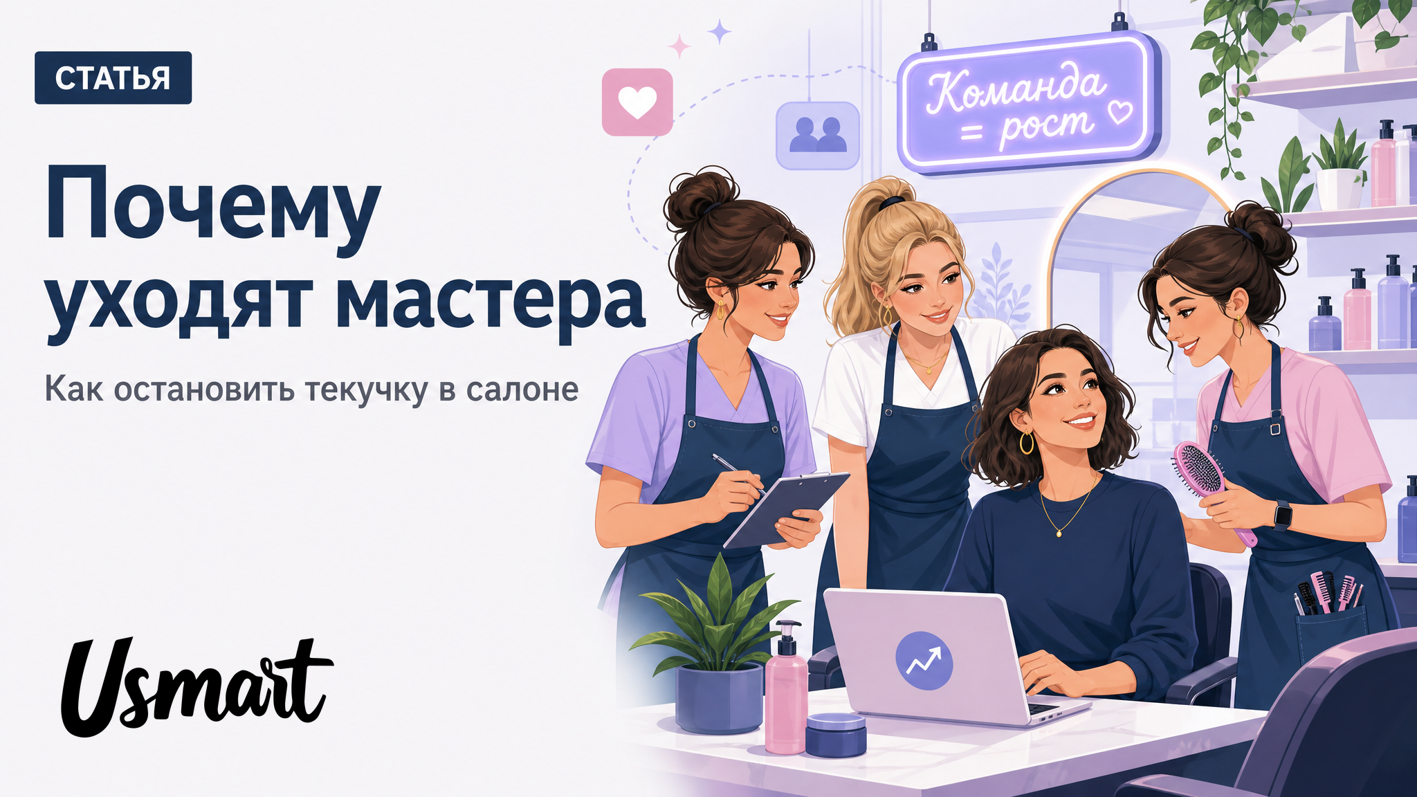 Текучка мастеров в салоне красоты: как удерживать сильных специалистов